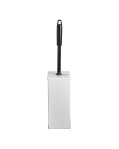 Quartz White - Toiletborstelhouder - RVS
