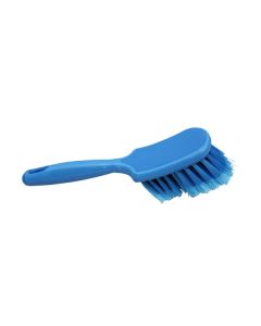 HCS - Handborstel - rubberen greep - 275x70 mm  zacht, Blauw