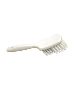HCS - Handborstel - rubberen greep - 275x70 mm - hard, Wit