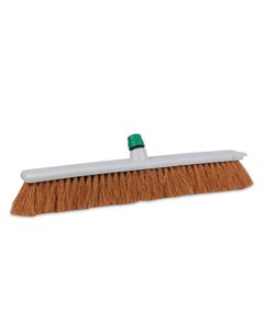 Kamerveger kunststof met knelkoppeling - 60 cm - kokos