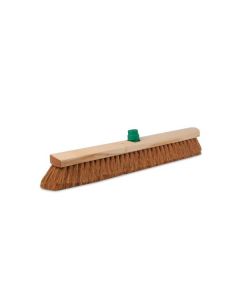 Kamerveger hout met knelkoppeling - 60 cm - kokos
