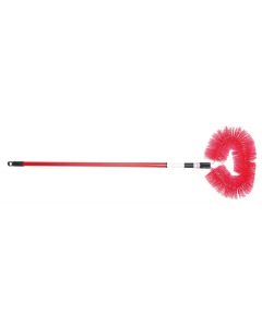 Raagbol met telescoopsteel - ovaal - nylon
