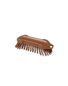 HCS - Werkborstel - 210x65 mm - hard, Bruin