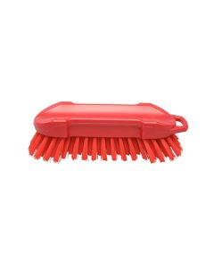 HCS - Werkborstel - 210x65 mm - hard, Rood