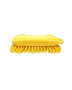 HCS - Werkborstel - 210x65 mm - hard, Geel