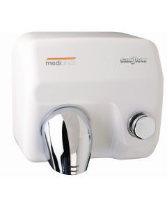 Mediclinics - Saniflow - handendroger drukknop, wit