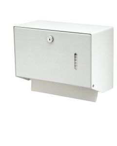 MediQo-Line - handdoekdispenser - klein, RVS wit
