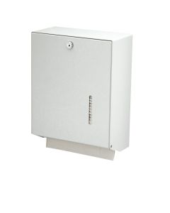 MediQo-Line - handdoekdispenser - groot, RVS wit