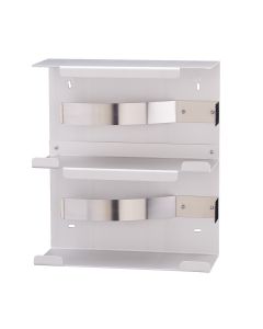 MediQo-Line - handschoendispenser - aluminium, 2 dozen