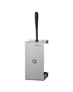 Qbic-line toiletborstelhouder rvs mat geslepen
