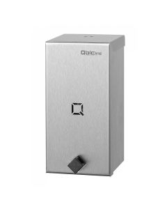Qbic-line - zeepdispenser - 900 ml, rvs
