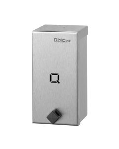 Qbic-line - zeepdispenser - 400 ml, rvs