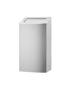 Wings - gesloten afvalbak - 56 liter, rvs
