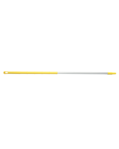 HCS - Ergonomische steel - 1750x32 mm - aluminium, Geel