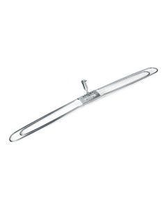 Zwabberframe met steelbevestiging - metaal - 100 cm