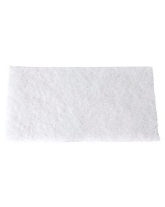 Schuurlapje - 15 x 23 cm., Wit