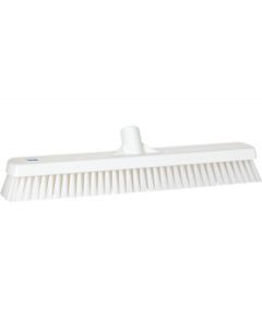 Vikan - brede schrobber - hard - 47 cm, Wit