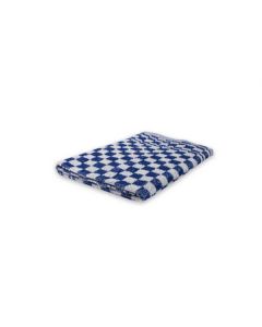 Keukendoek geblokt blauw-wit - 60 x 60 cm - pak à 6 stuks