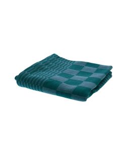 Theedoek groene ruit - 65 x 65 cm - pak à 6 stuks