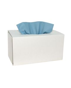 X-wipe Interfold non-woven - 1 lgs blauw 42x34 cm. 160 p/ds