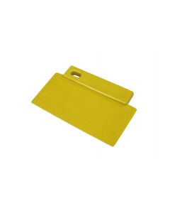 HCS - Spatel - metaal detecteerbaar 200x125mm, Geel