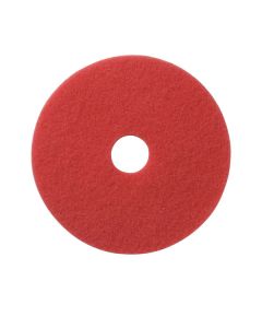 Vloerpad - 6 inch t.b.v Scrubby - doos à 20 stuks, Rood
