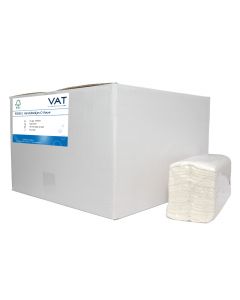 Handdoek - C-vouw 2-laags cellulose 31 x 25 cm 2432 st. p/ds