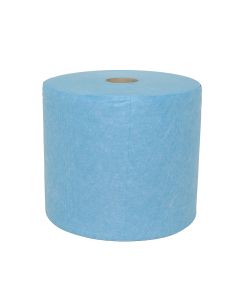 F-wipe, blauw op rol