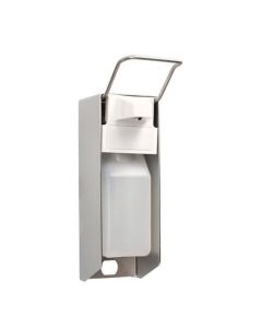 Zeepdispenser - wandmontage - aluminium - 500ml-korte hendel