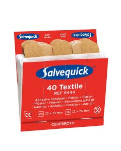 Salvequick - pleisters navulling 6444 - 6 x 40 stuks