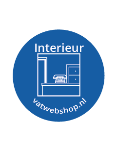 Kunststof sticker Interieur t.b.v. sprayflacon
