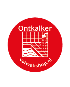 Kunststof sticker Ontkalker t.b.v. sprayflacon