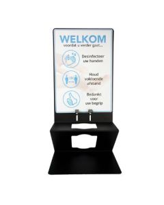 VAT - Handgel standaard zwart - voor handgel 500 ml