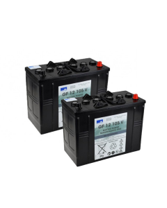 Cleanfix - Gel-batterijen 12 V/105 Ah - Set à 2 stuks