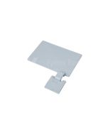 HCS - Afbeeldingsbordje - voor aluminium rail, Grijs