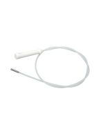 HCS - Flexibele kabel - nylon - 1500 mm wit