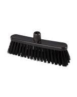 HCS - Bezem - smal - 280x48 mm - medium, Zwart