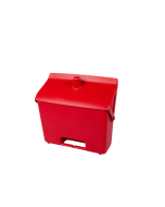 HCS - Hotelstofblik - zonder steel - 7 liter, PP, Rood
