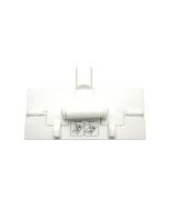 HCS - doodlebug padhouder - steelmodel, Wit