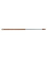 HCS - Ergonomische steel - 1300x32 mm - aluminium, Bruin