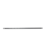 HCS - Ergonomische steel - 1500x32 mm - kunststof, Zwart