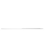 HCS - Ergonomische steel - 1500 x 32 mm - aluminium, Wit