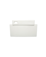 HCS - Spatel/schraper ergonomisch 200x125mm kunststof, Wit