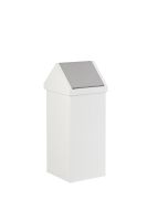 Carro-swing - Afvalbak - 110 liter, aluminium, Wit
