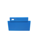HCS - Spatel/schraper ergonomisch 200x125mm kunststof, Blauw
