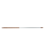 HCS - Ergonomische steel - 1500 x 32 mm - aluminium, Bruin