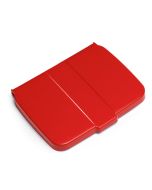 Deksel zakhouder - 120 liter, rood