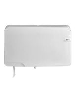 Quartz mini duo jumbo toiletrolhouder wit