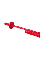 HCS - Cutterborstel - 510xØ100 mm - hard, Rood