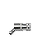 HCS - Slangkoppeling - 1/2" nippel - max 80°-25 bar, wartel